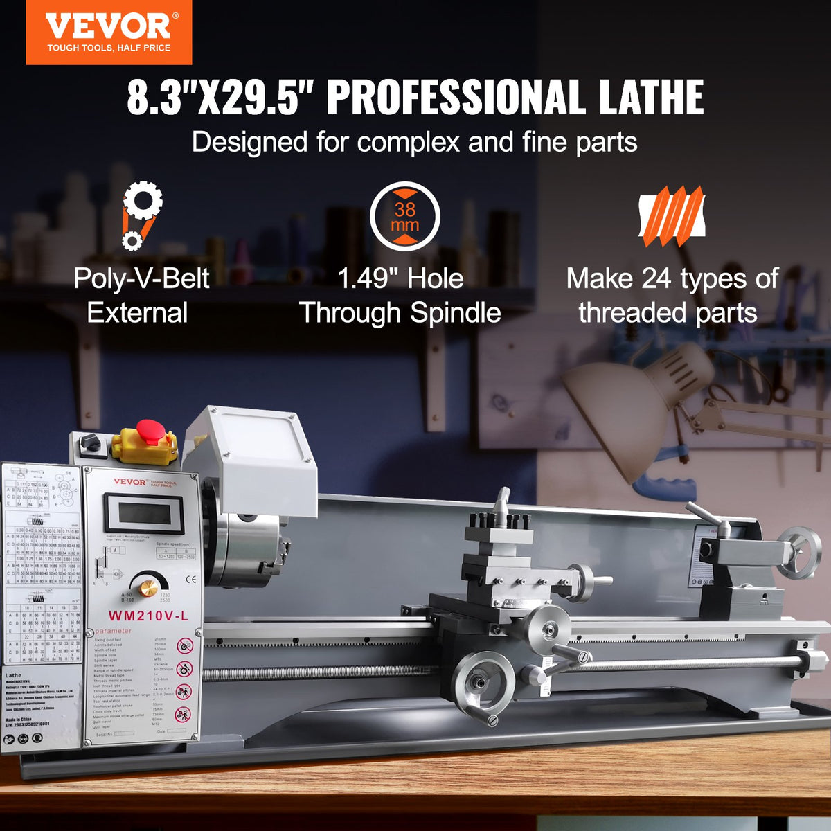VEVOR Metal Lathe Machine