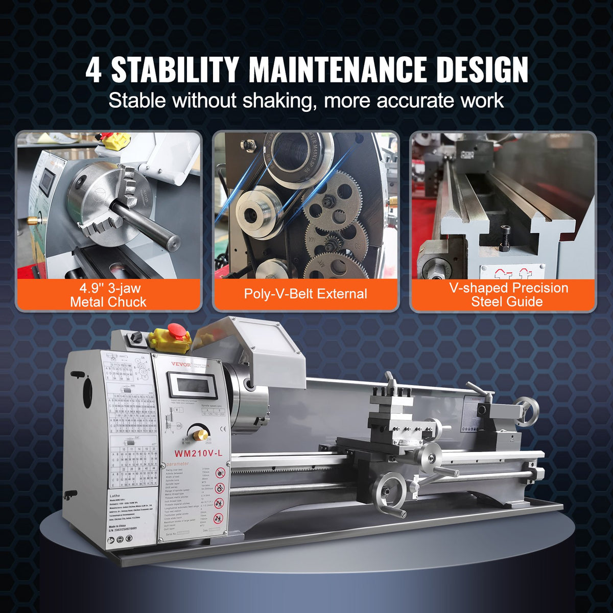 VEVOR Metal Lathe Machine