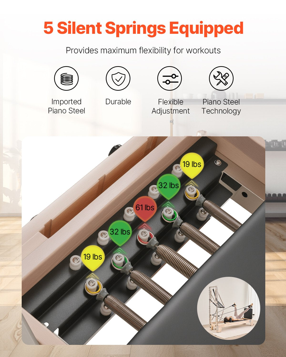 VEVOR Pilates Reformer
