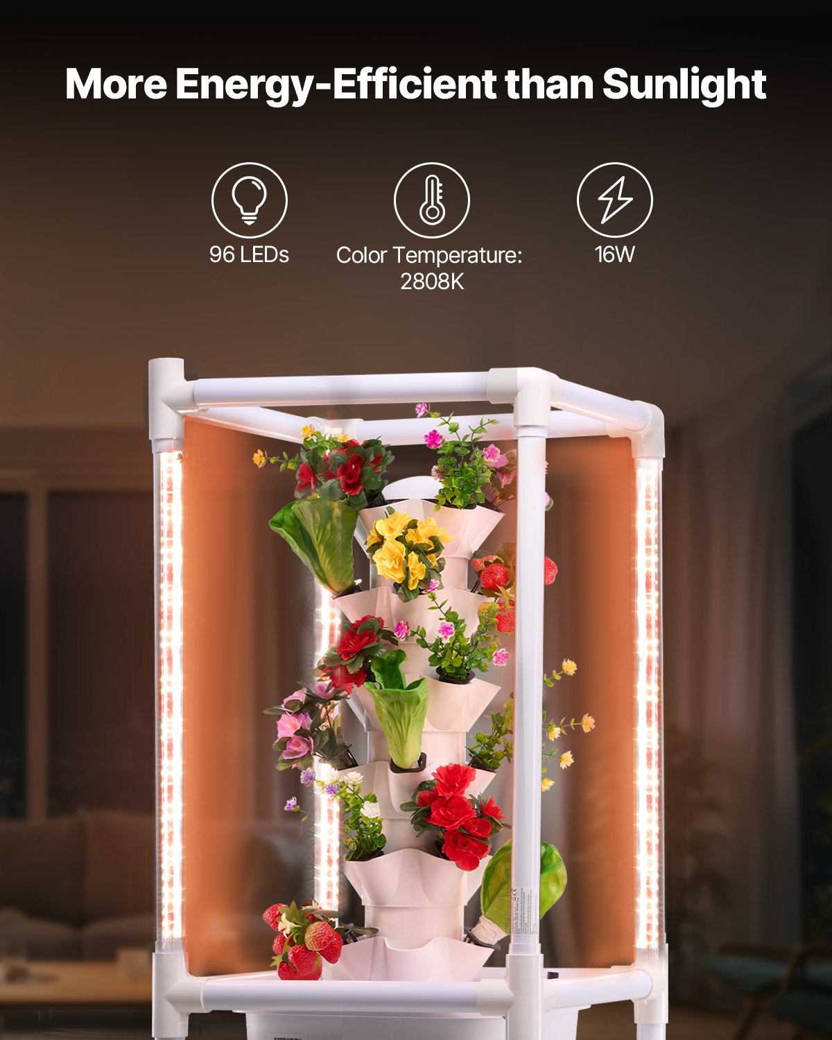 VEVOR Hydroponic Growing System with Grow Light