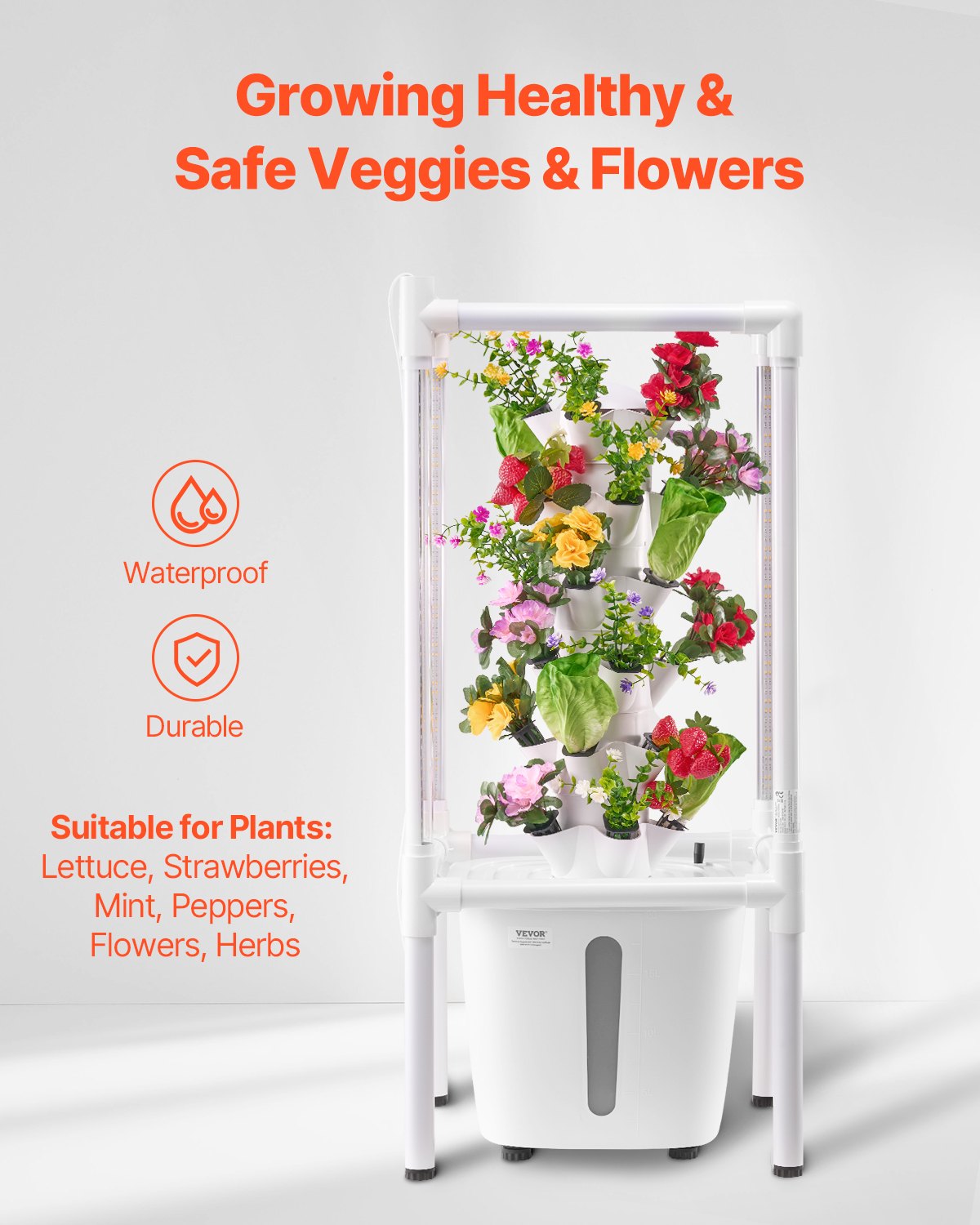 VEVOR Hydroponic Growing System with Grow Light