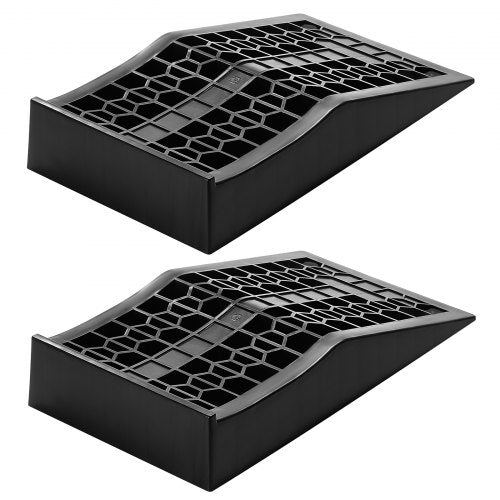 VEVOR Car Ramps, 2 PCS 9072 kg GVW Capacity, 66 mm Lift Height, Portable Low Profile Car Service Ramps for Home Garage Maintenance & Oil Changes, Heavy Duty for Low Chassis Vehicle & Support Jack