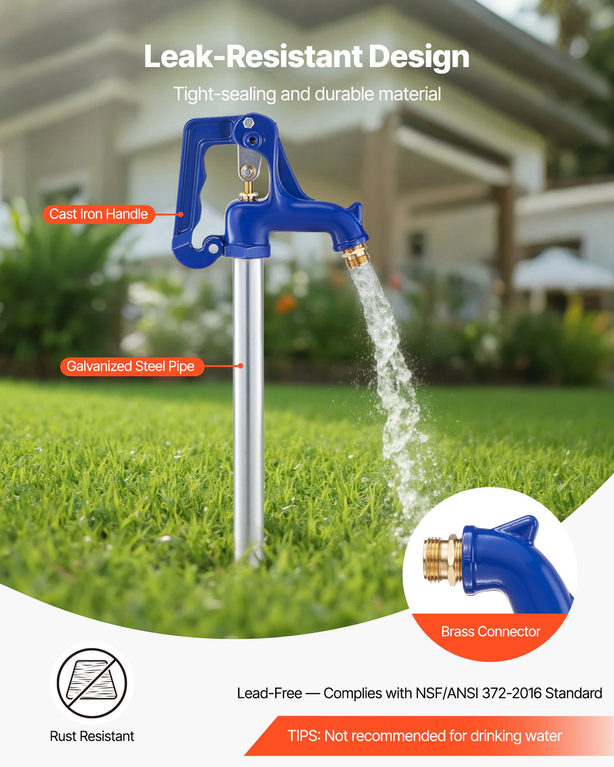 VEVOR Frost Proof Yard Hydrant