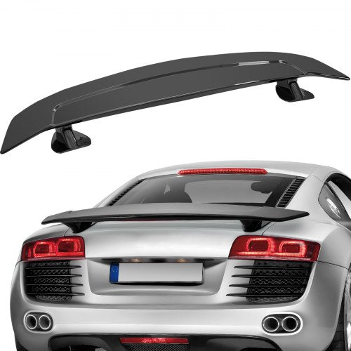 VEVOR GT Wing Car Spoiler, 46.3 inch Universal Spoiler, Compatible with most Sedans and Coupes, High Strength ABS Material, Car Rear Spoiler Wing, Racing Spoiler BGW/JDM Drift Glossy Black