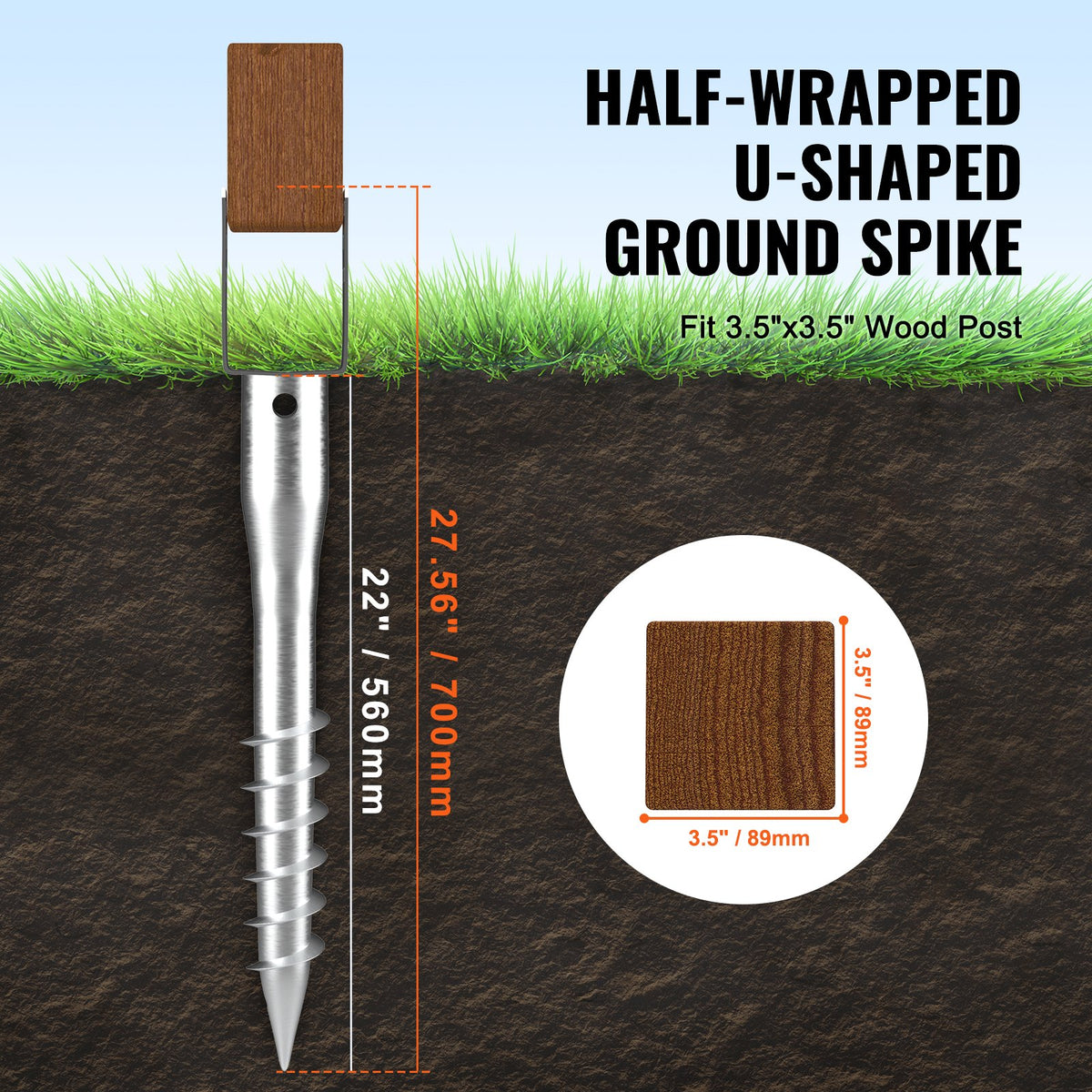 VEVOR No Dig Ground Anchor