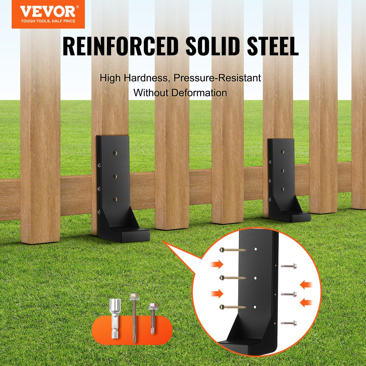 VEVOR Fence Post Anchor Repair Kit
