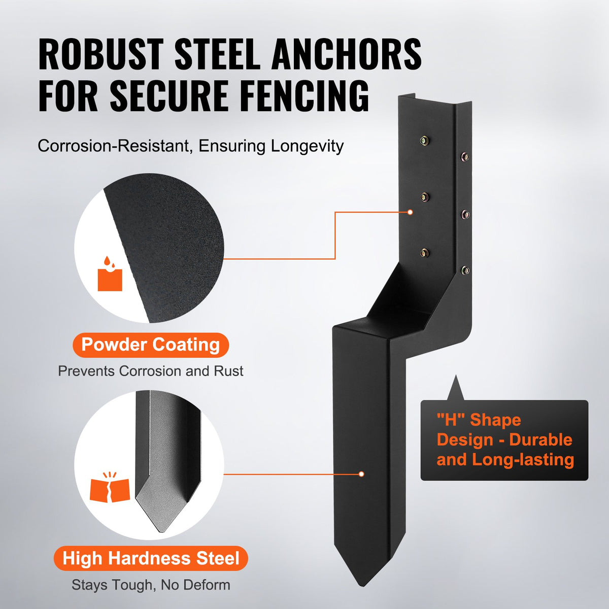 VEVOR Fence Post Anchor Repair Kit