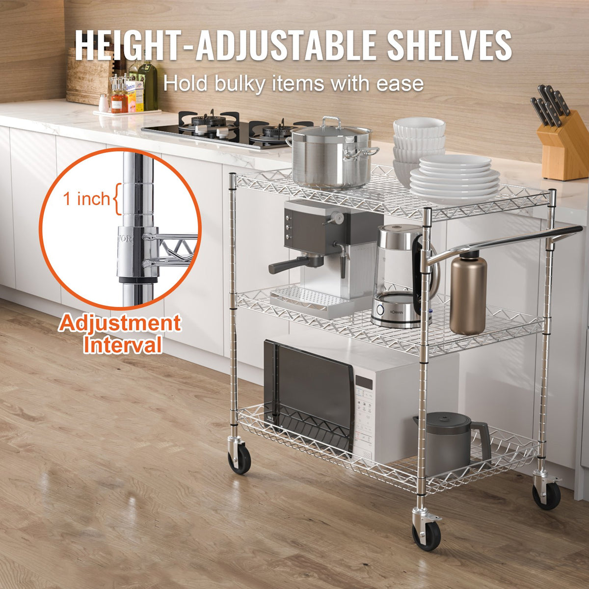 VEVOR Kitchen Utility Cart