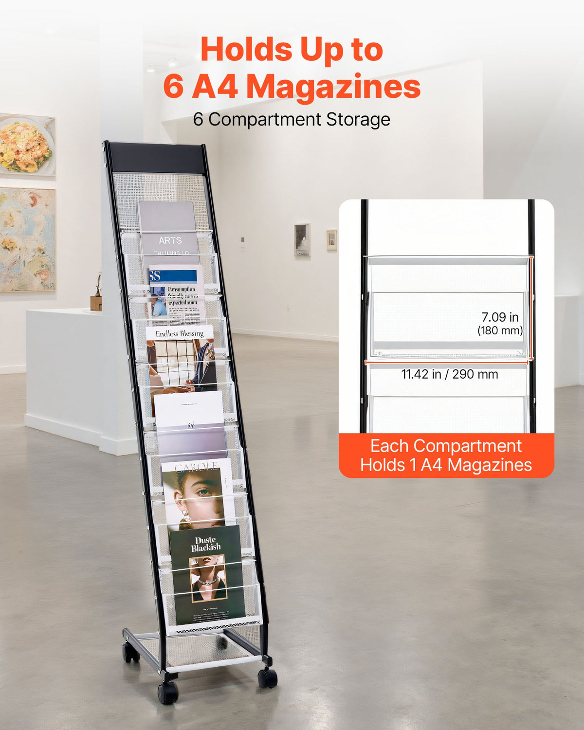 VEVOR Brochure Display Rack
