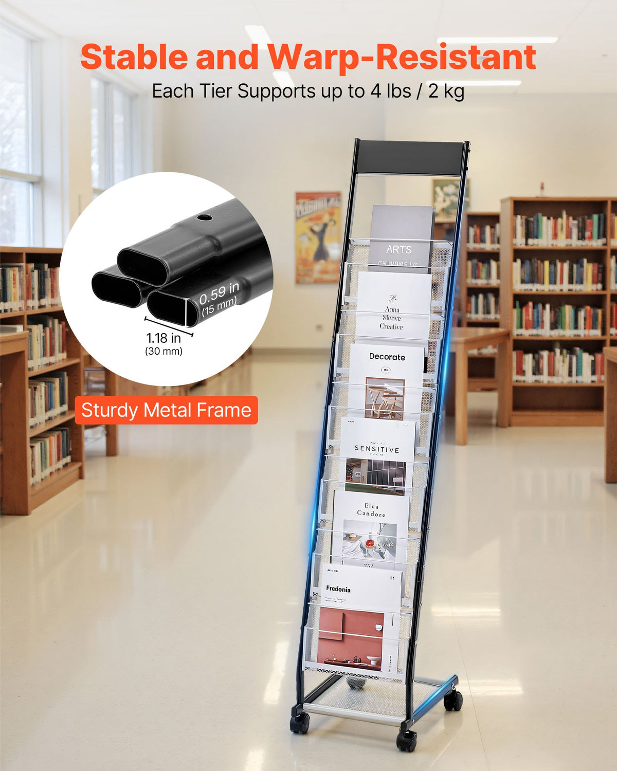VEVOR Brochure Display Rack