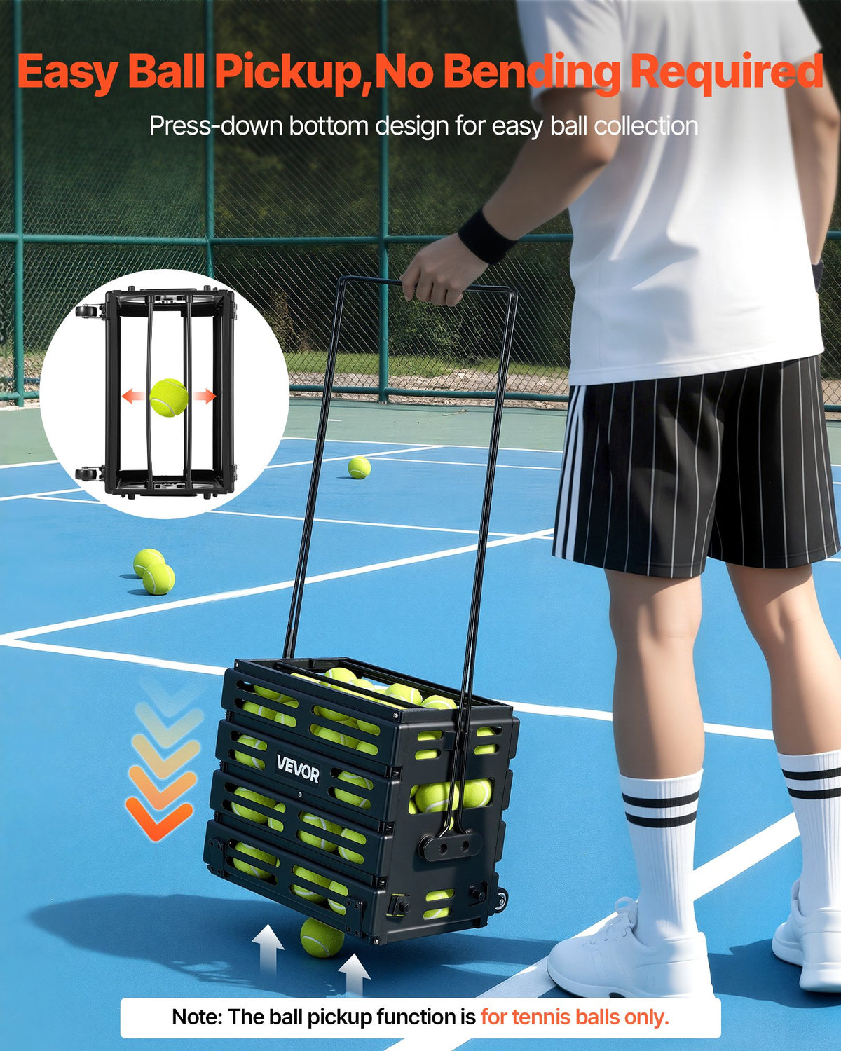 VEVOR Tennis Ball Hopper