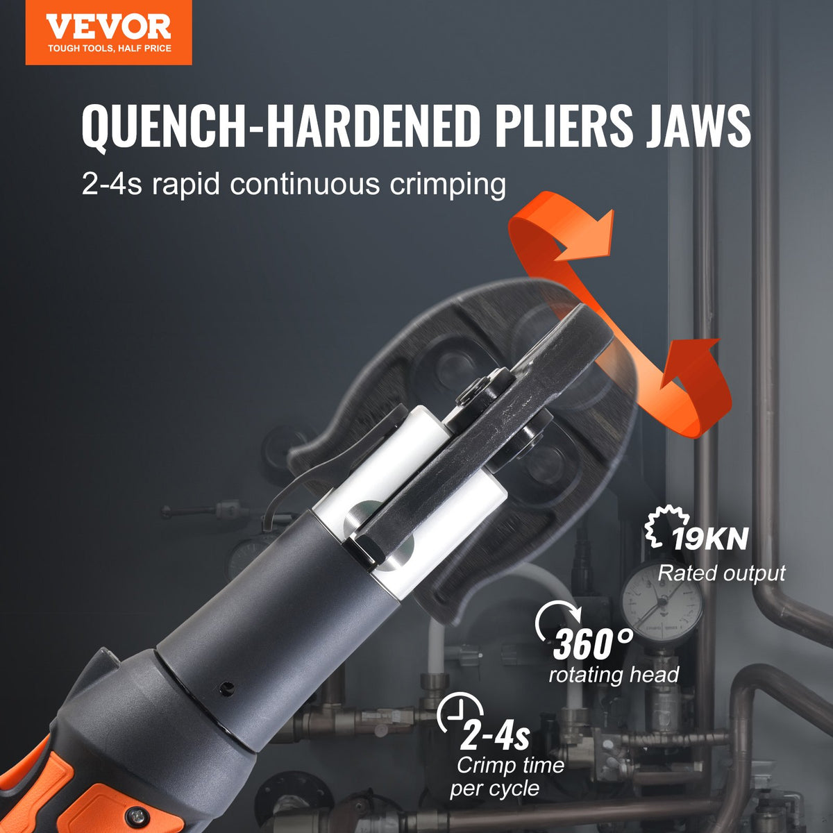 VEVOR Press Tool and Battery Kit