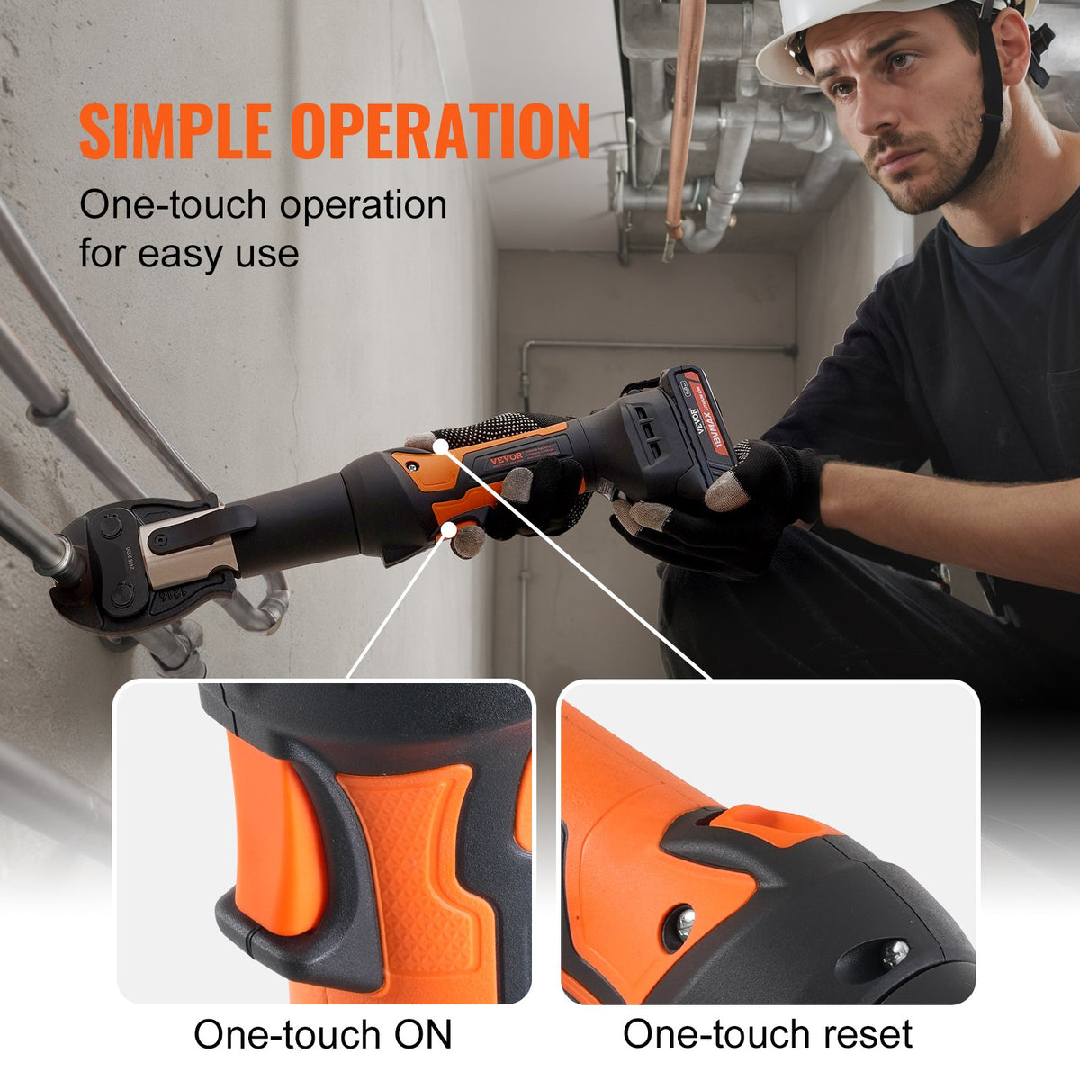 VEVOR Press Tool and Battery Kit