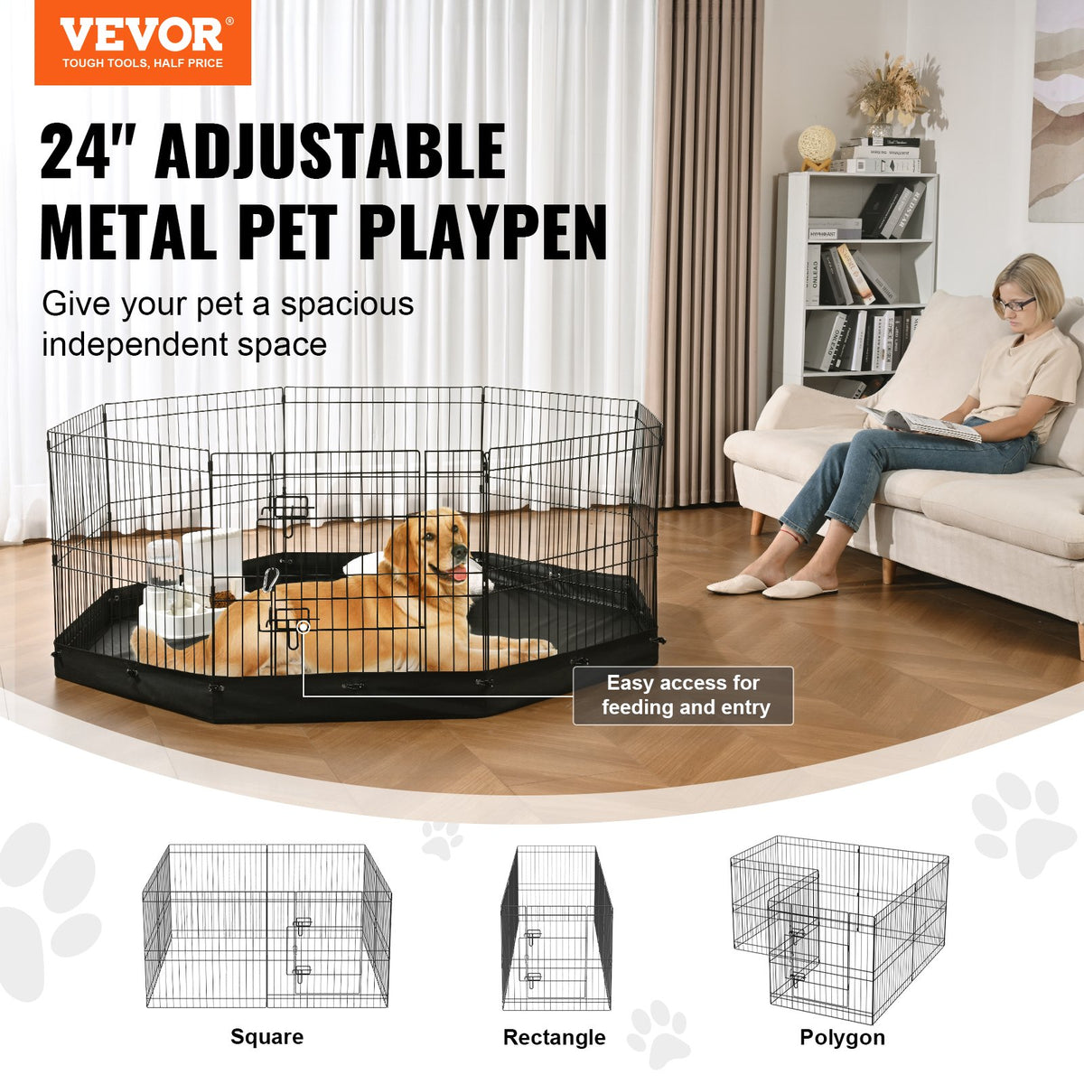 VEVOR Dog Playpen
