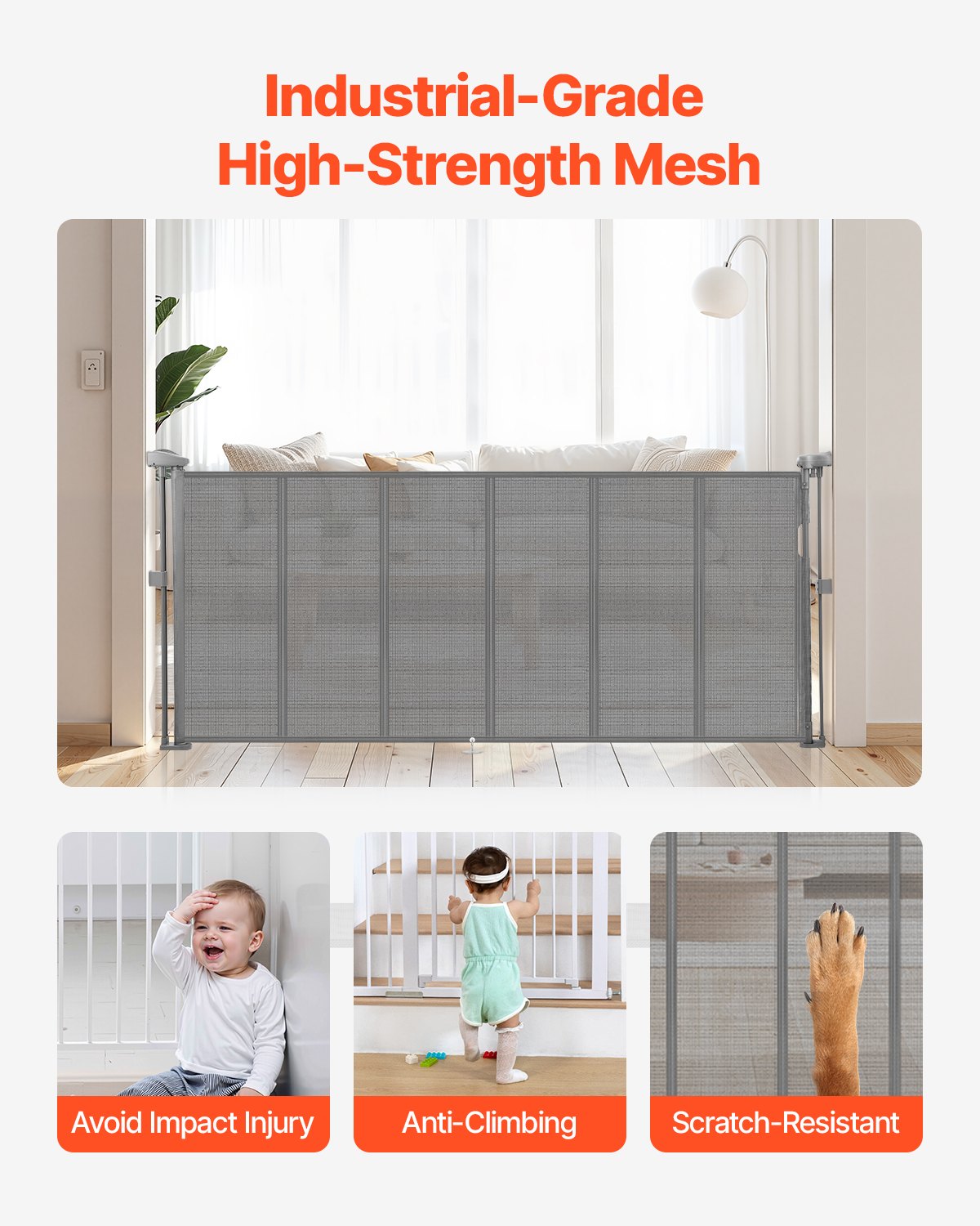 VEVOR Retractable Baby Gate
