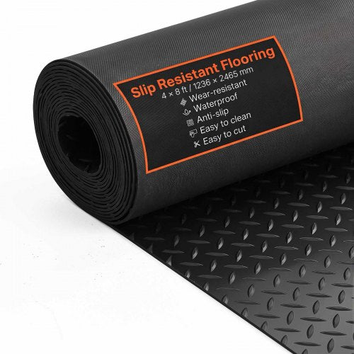 VEVOR Diamond-Plate Rubber Flooring Roll