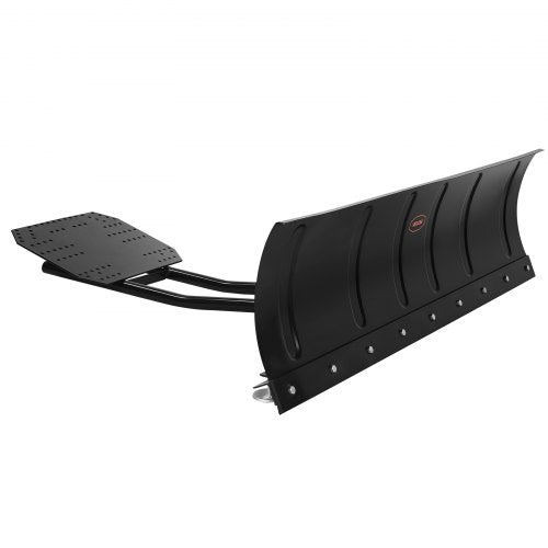 VEVOR Snow Plow Kit, 1524 mm Universal Snow Plow Attachment, Height & Left-Right Adjustable, Quick To Detach, Steel ATV Scrape Blade, 3 Mount Options, Efficient Snows Clearing, for Most ATVs & UTVs