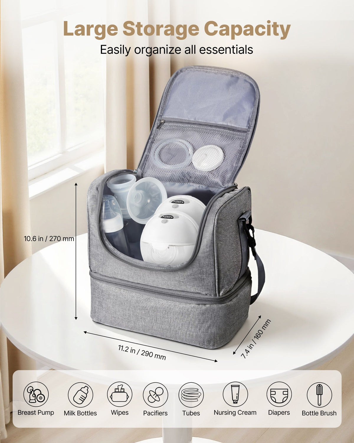 VEVOR Breast Pump Bag