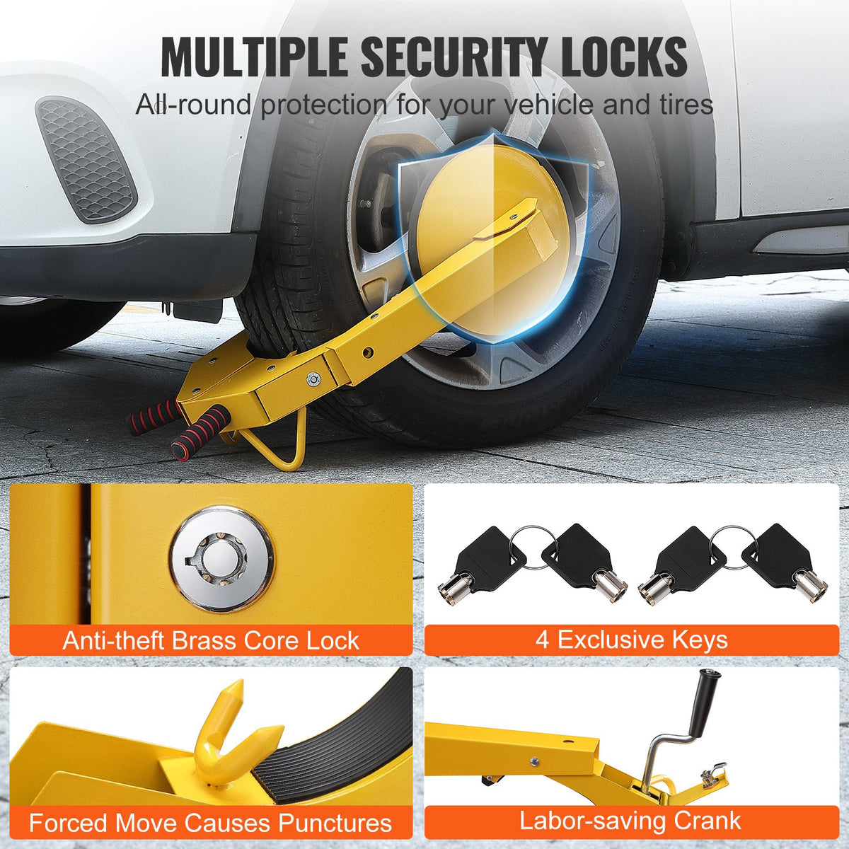 VEVOR Wheel Lock Clamp