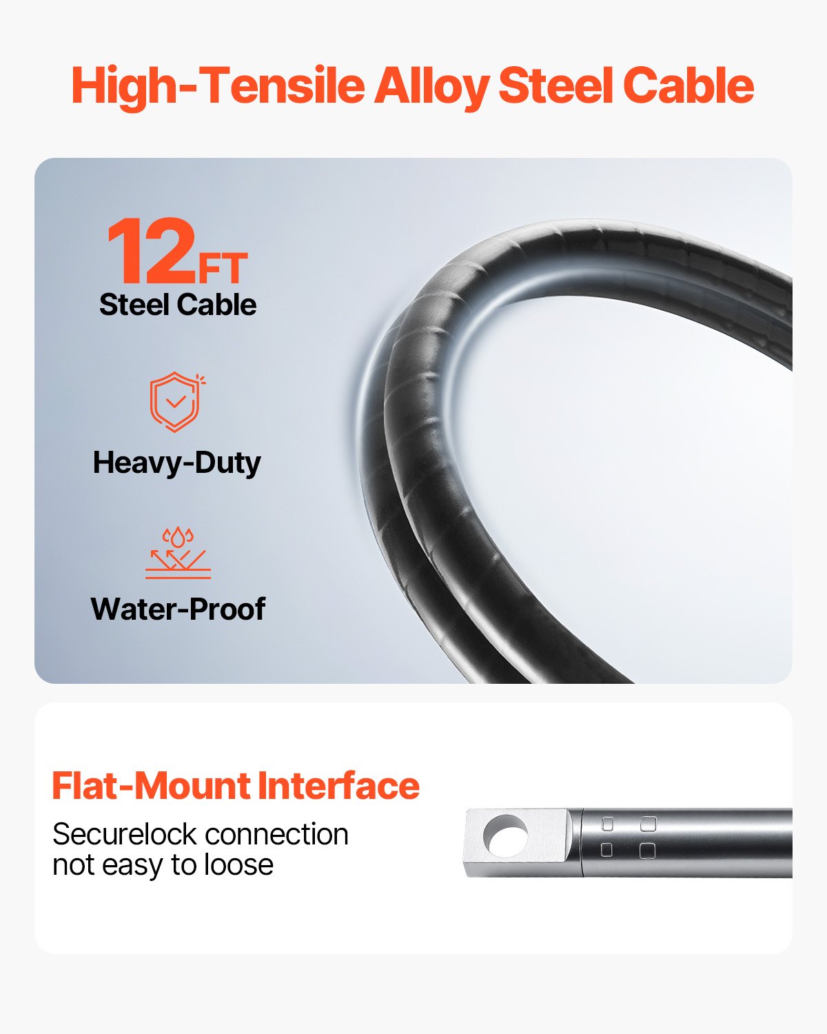 VEVOR SS13712 12 Quick Connect Rotary Steering Package with 33 cm Wheel