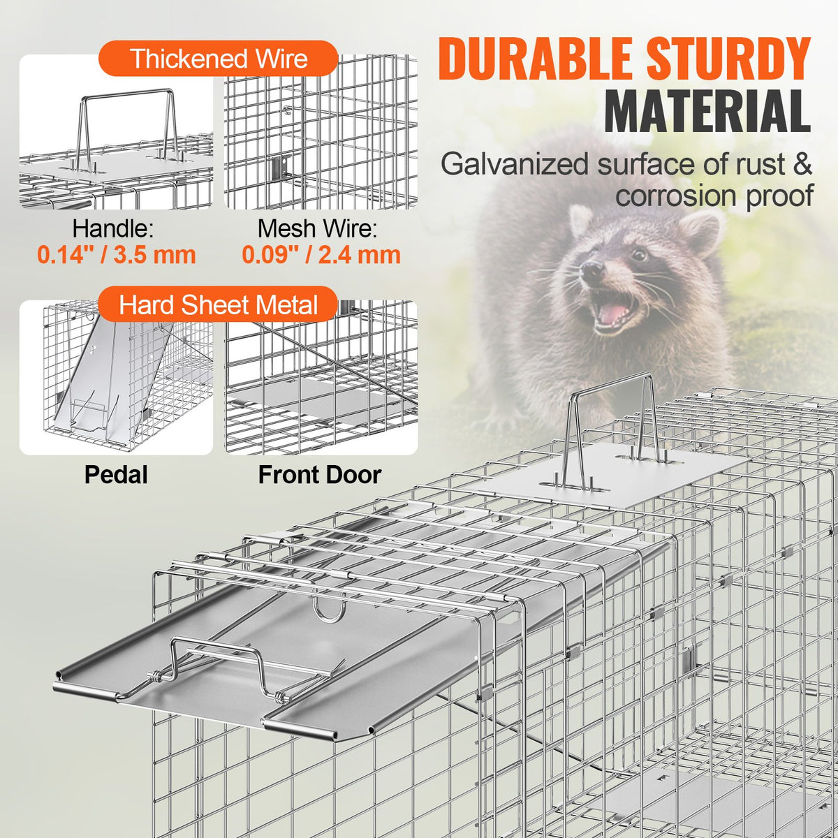 VEVOR Live Animal Cage Trap