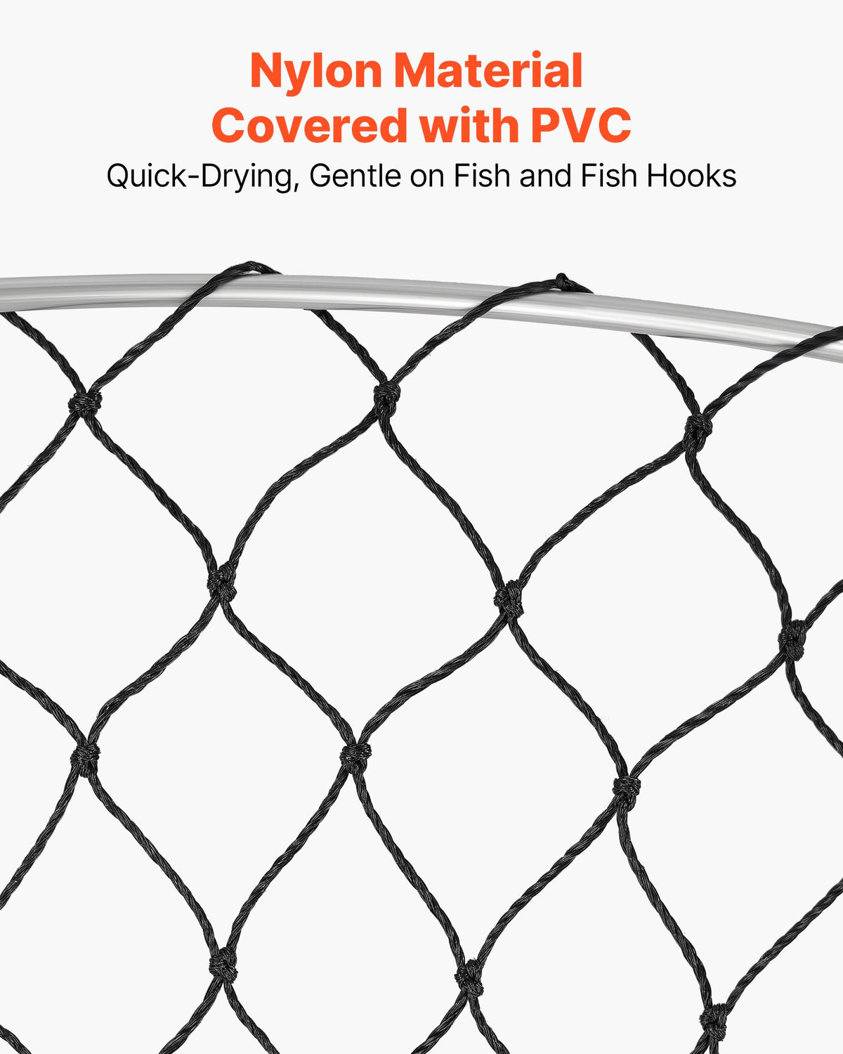 VEVOR Double Ring Crab Trap, 60 cm Top, 50 cm Bottom, Two Rings Crab Kit, Foldable Fishing Net with Gauge, 60 ft Rope, Wire Grid Bottom, Rock and Blue Crab, Dock & Pier Crabbing, 2 Set