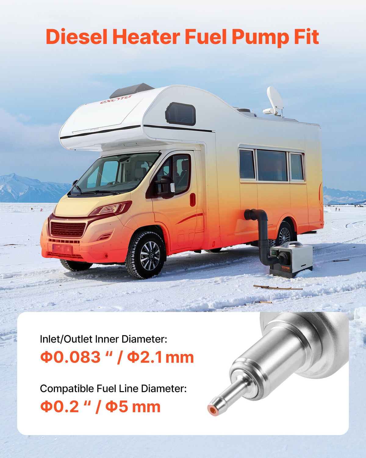 VEVOR Diesel Heater Fuel Pump