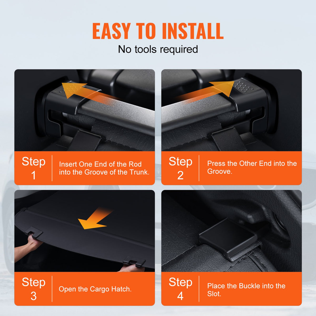 VEVOR Retractable Cargo Cover for Mazda