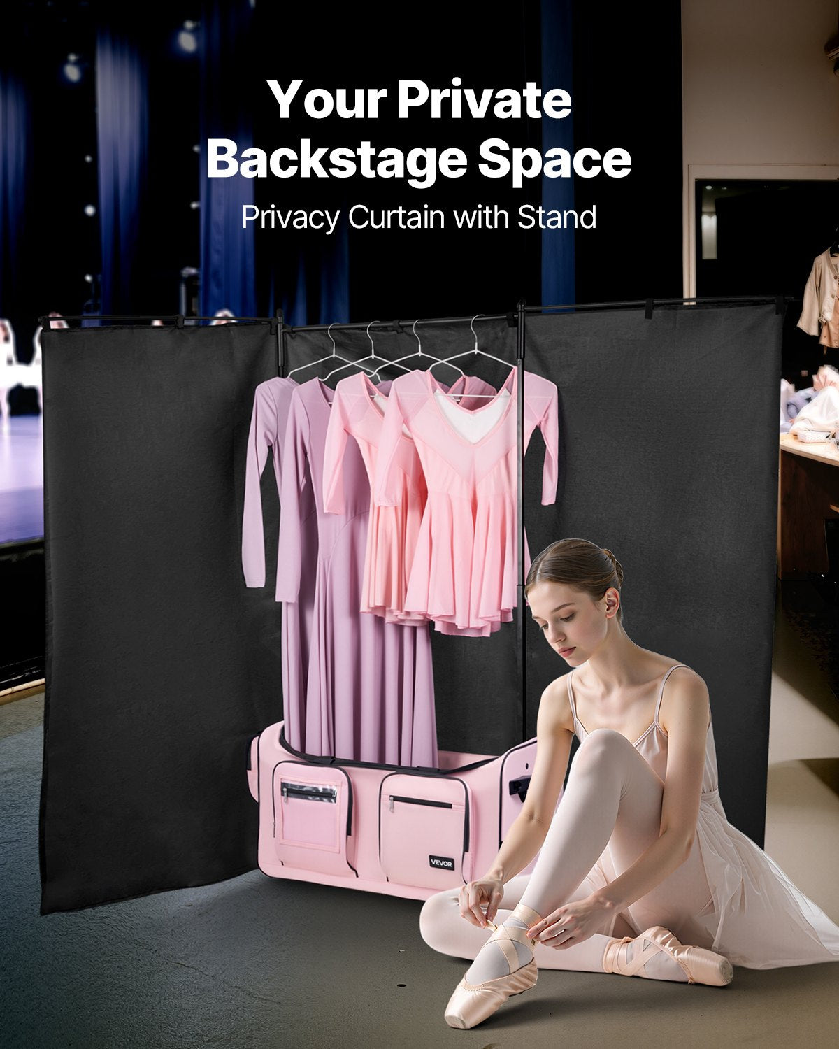 VEVOR Dance Bag with Garment Rack