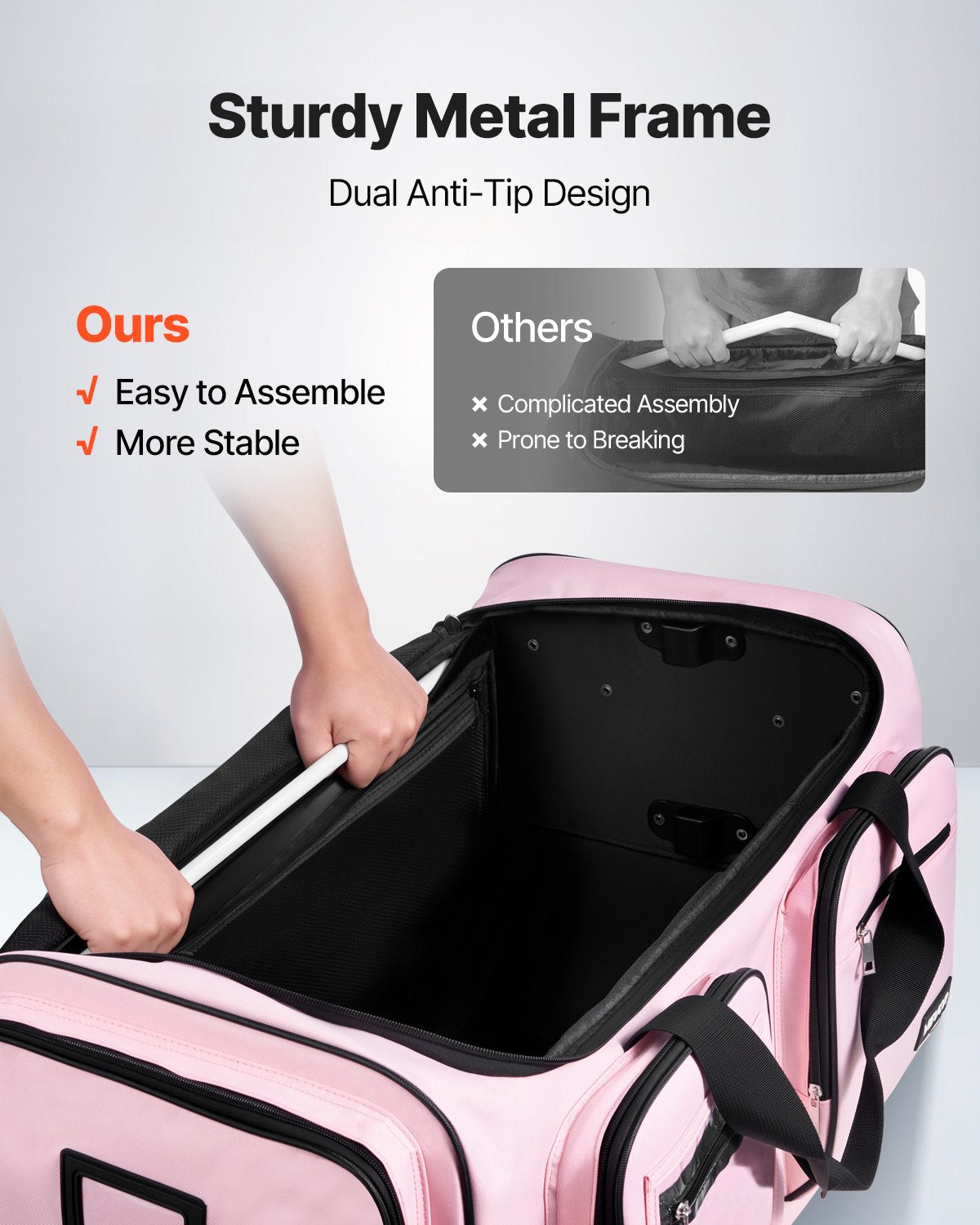 VEVOR Dance Bag with Garment Rack