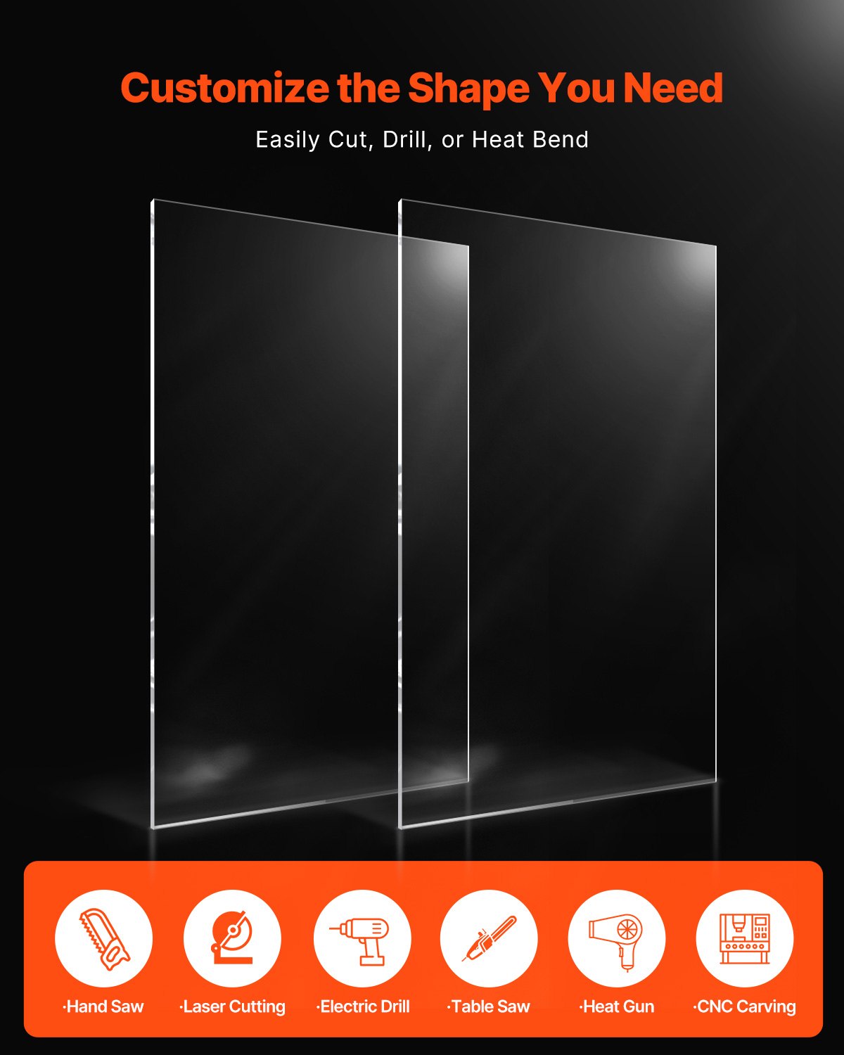 VEVOR Clear Acrylic Sheets