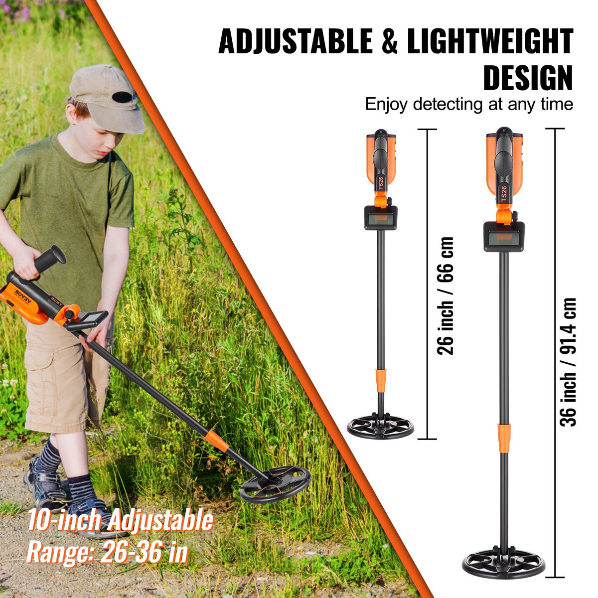 VEVOR Metal Detector for Kids