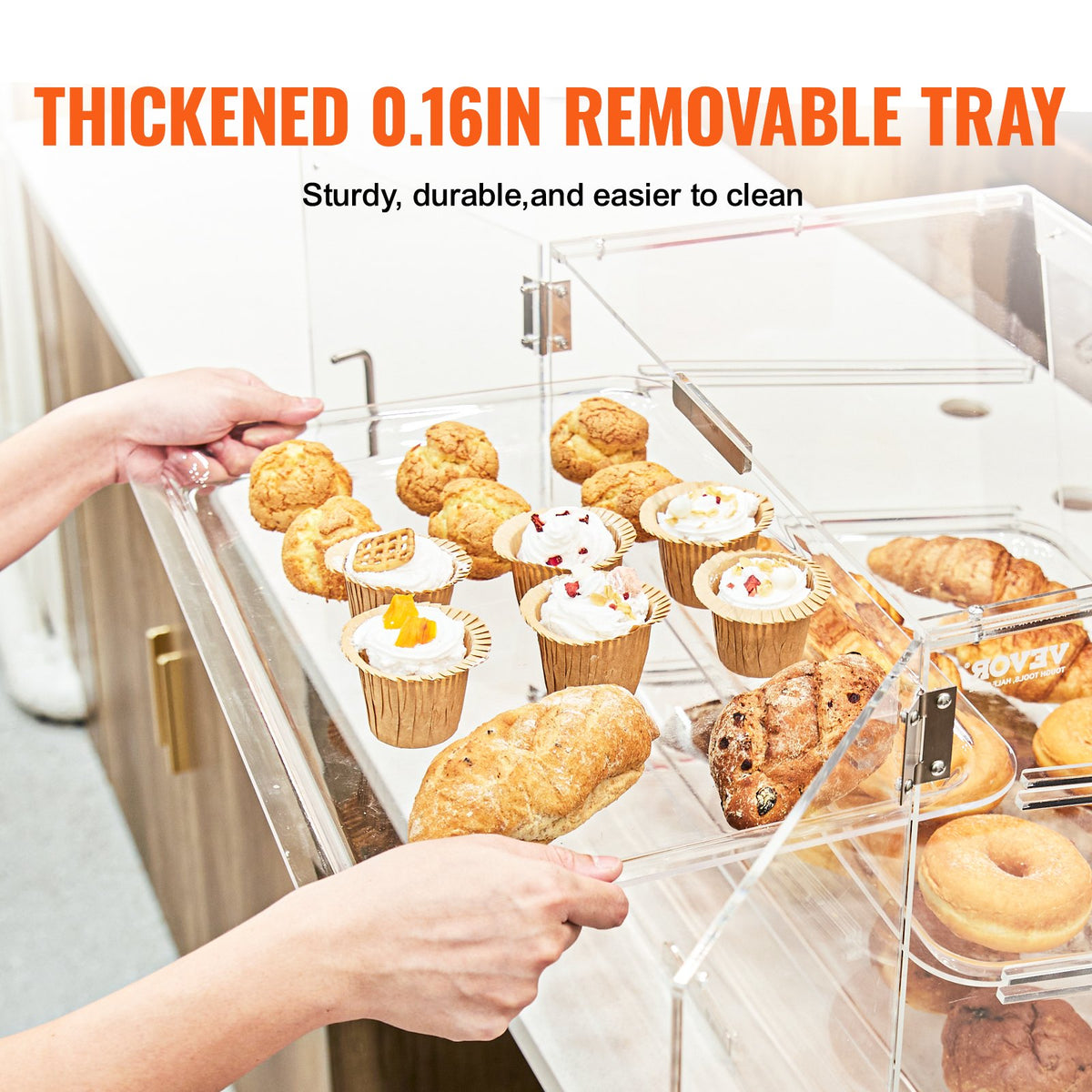 VEVOR Pastry Display Case