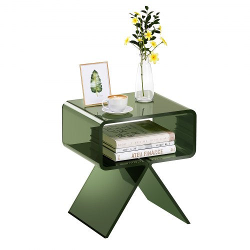 VEVOR Acrylic Nightstand Side Table