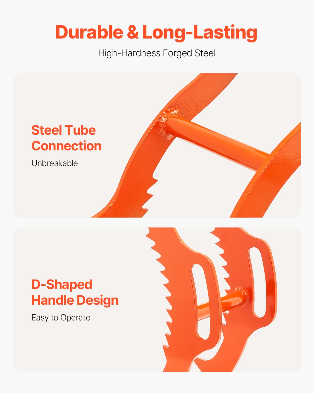 VEVOR 28in Log Lifting Tongs, 4-Claw Log Tongs, Heavy Duty Steel Log Grapple, 2650LBS Lifting Capacity, Swivel Log Graper Timber, Eagle Claw Design, Log Skidding Tongs for Trucks, Tractors, Forklifts