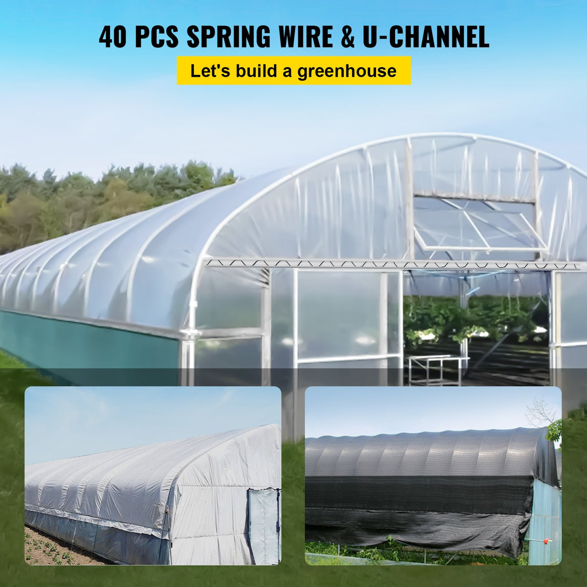 VEVOR Spring Wire and Lock Channel