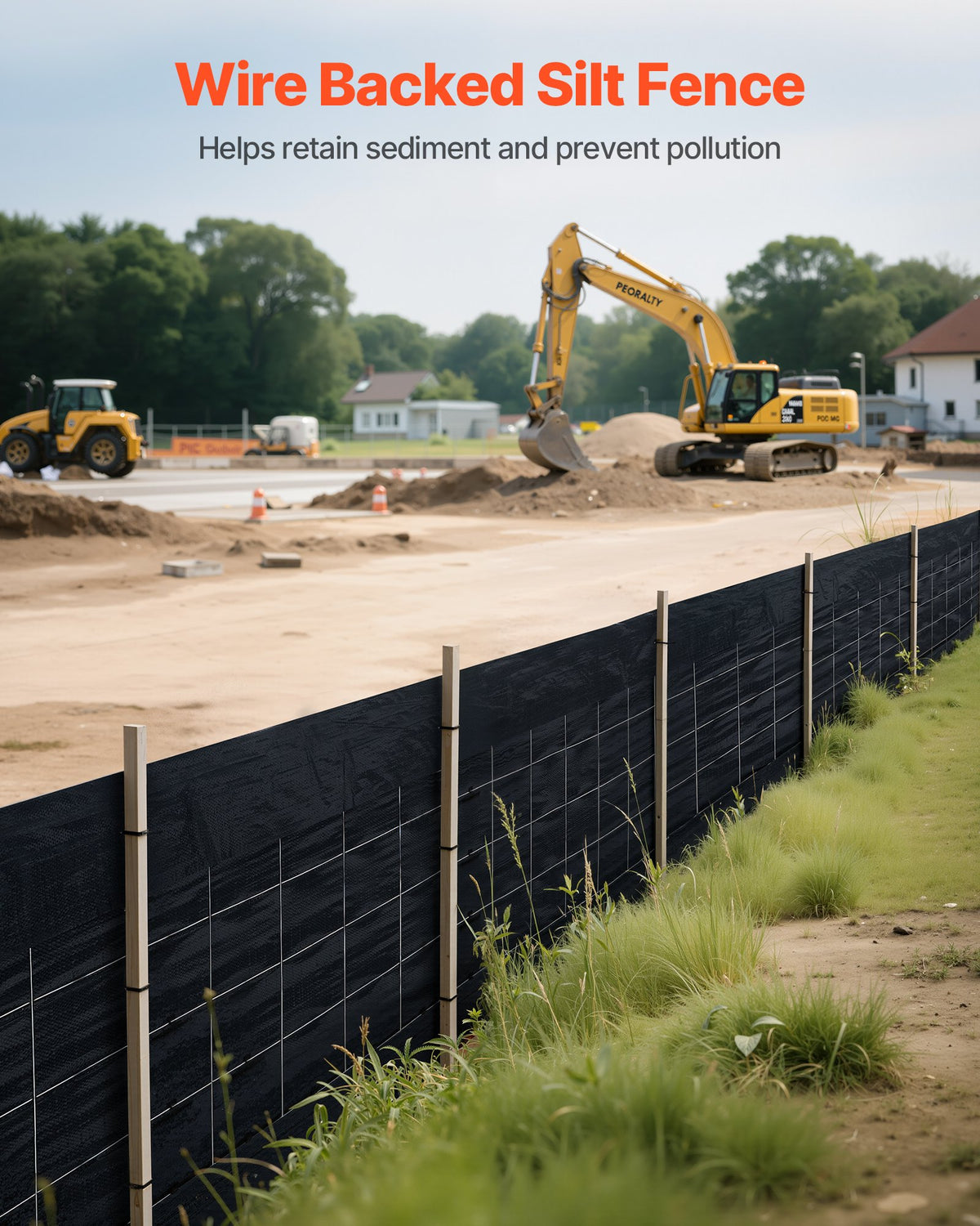 VEVOR Silt Fence Fabric Rolls