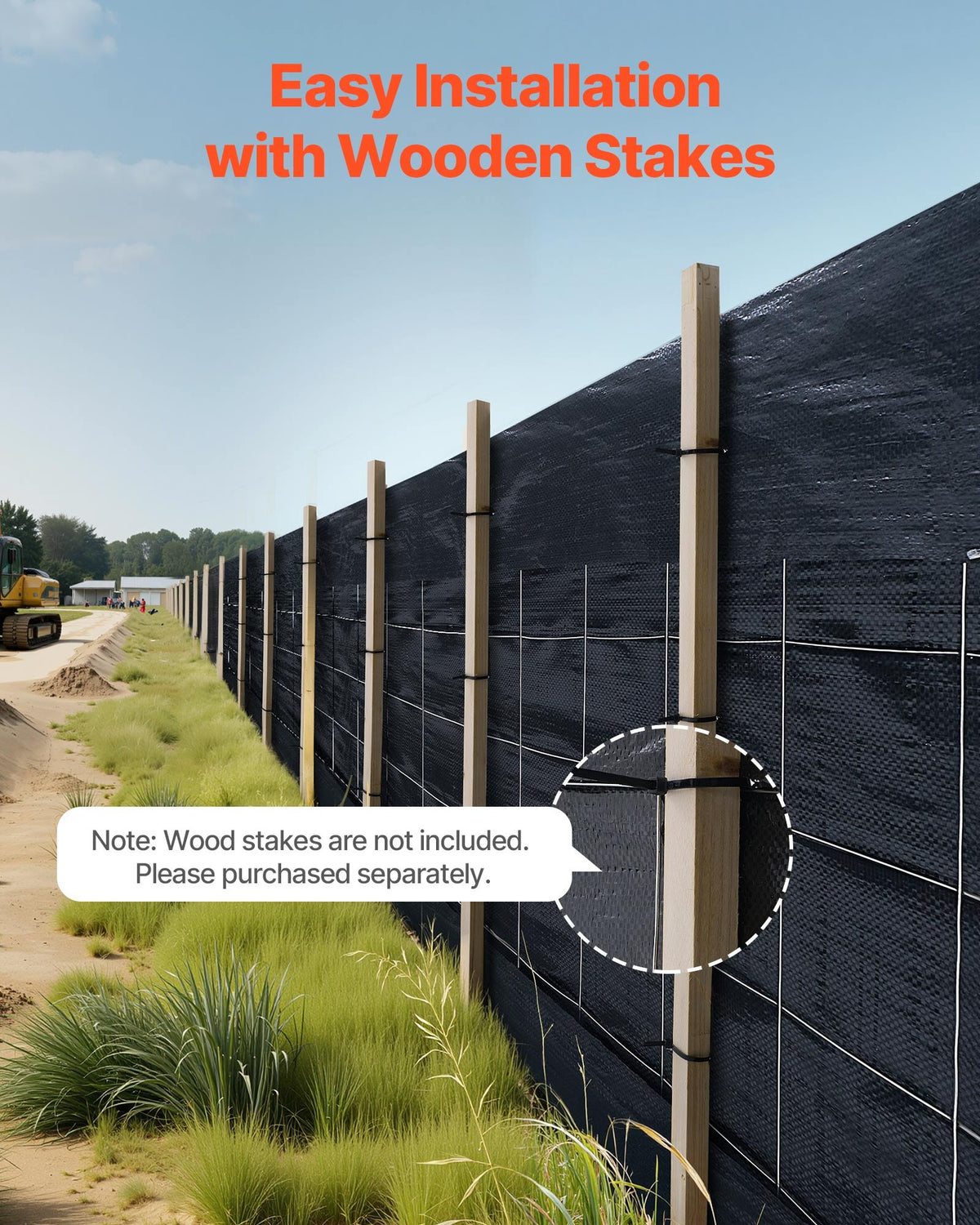 VEVOR Silt Fence Fabric Rolls