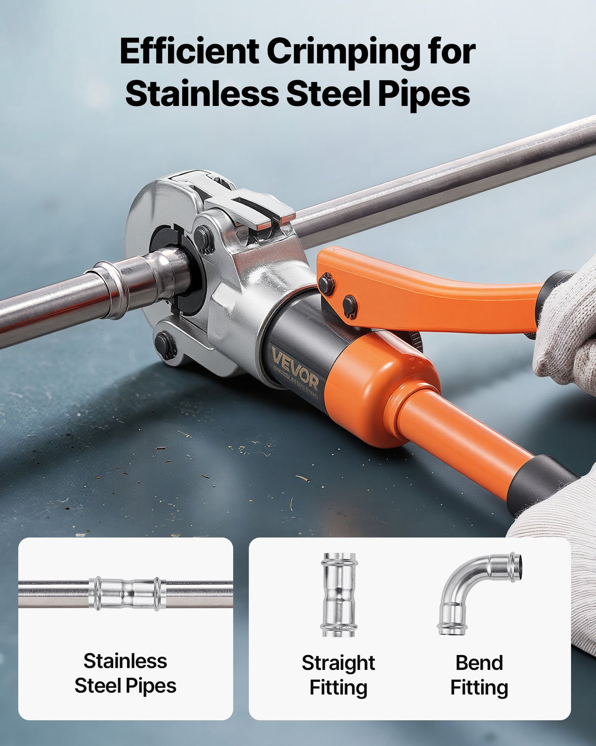 VEVOR Hydraulic Pipe Crimping Tool