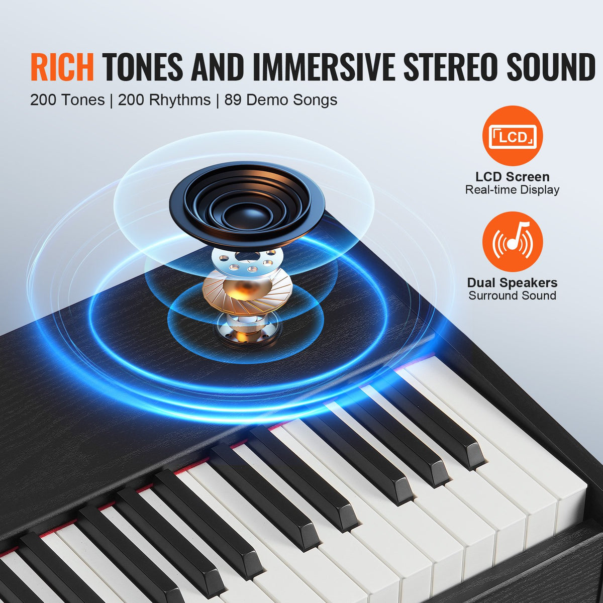 VEVOR Weighted Digital Piano