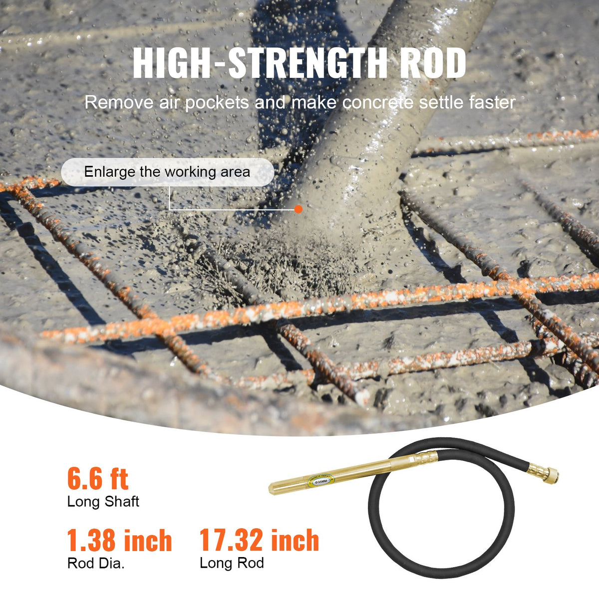 VEVOR Handheld Concrete Vibrator