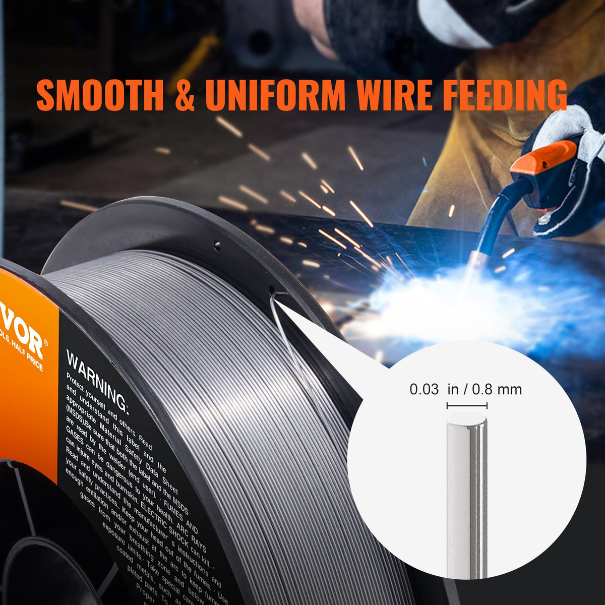 VEVOR Flux Core Welding Wire