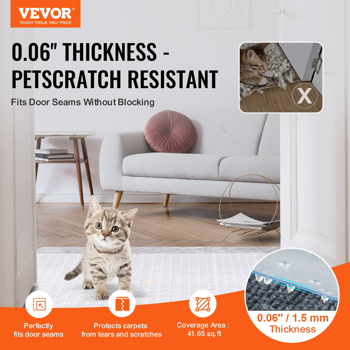 VEVOR Carpet Protector for Pets