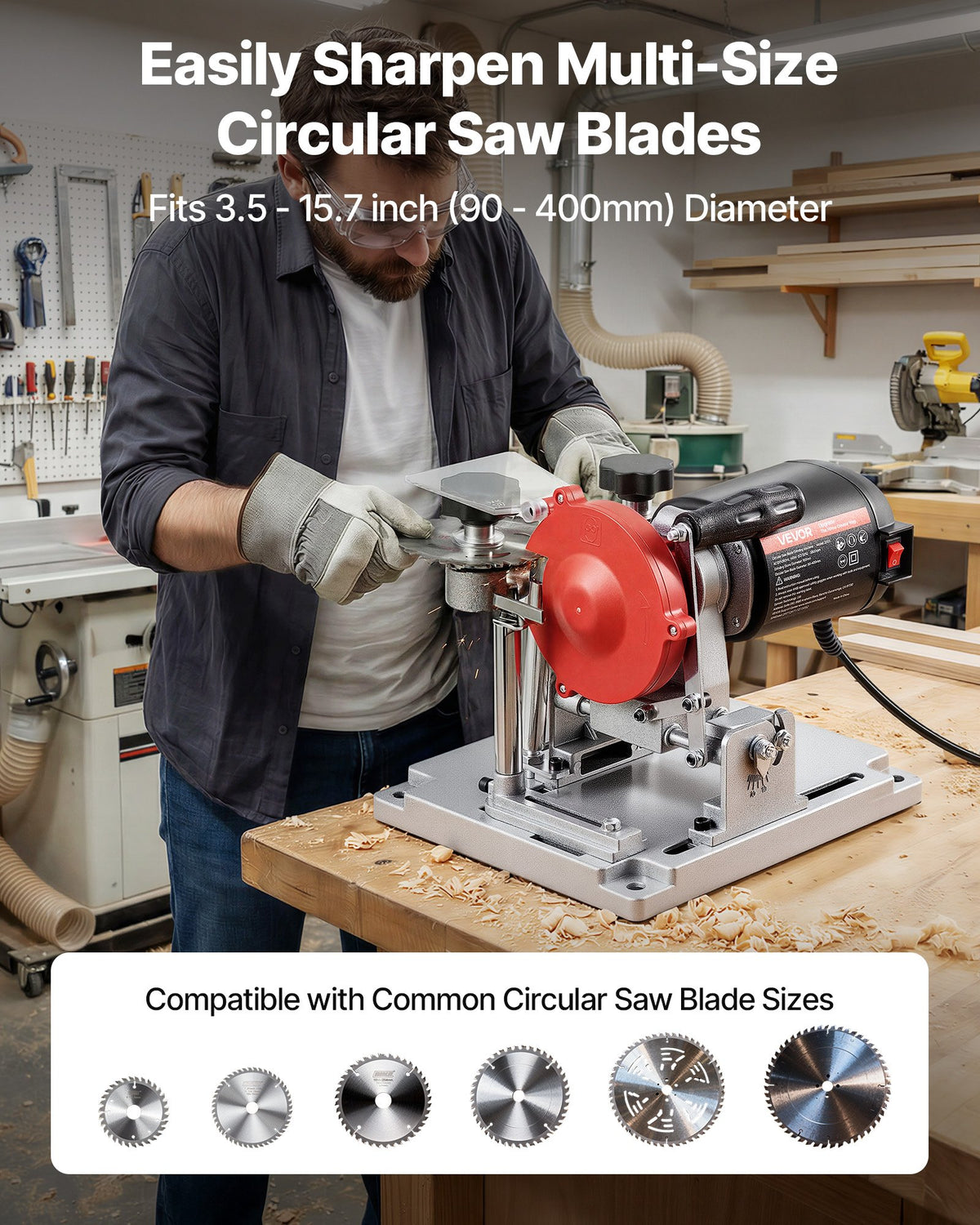 VEVOR Circular Saw Blade Sharpener