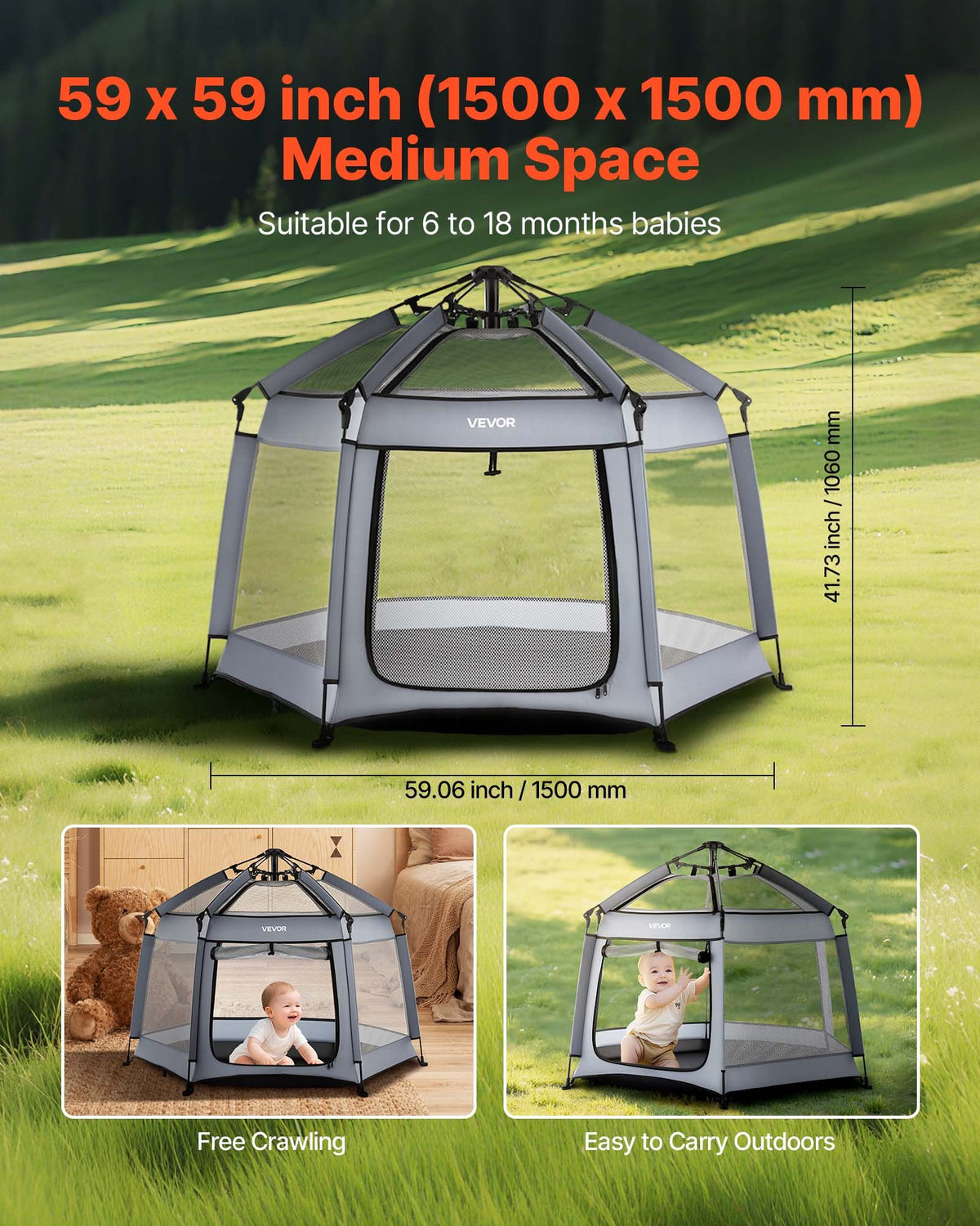VEVOR Baby Playpen