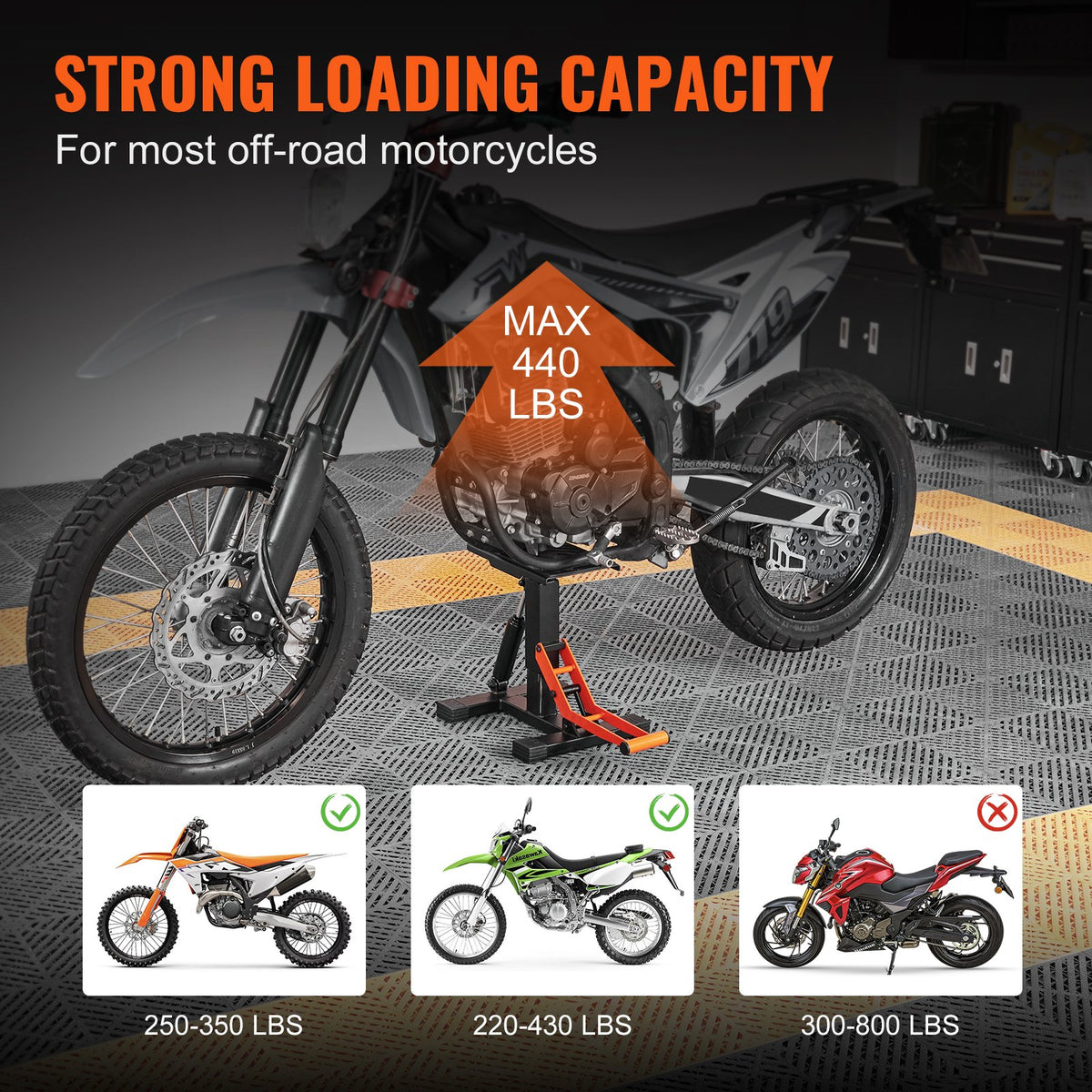 VEVOR Dirt Bike Lift Stand