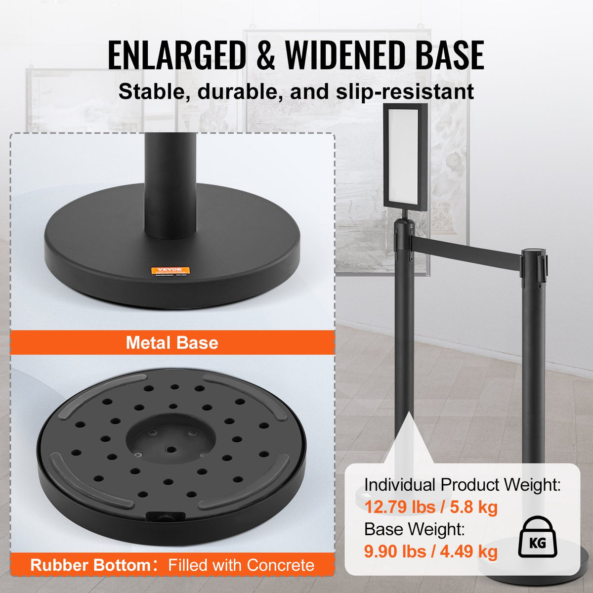 VEVOR Crowd Control Stanchions