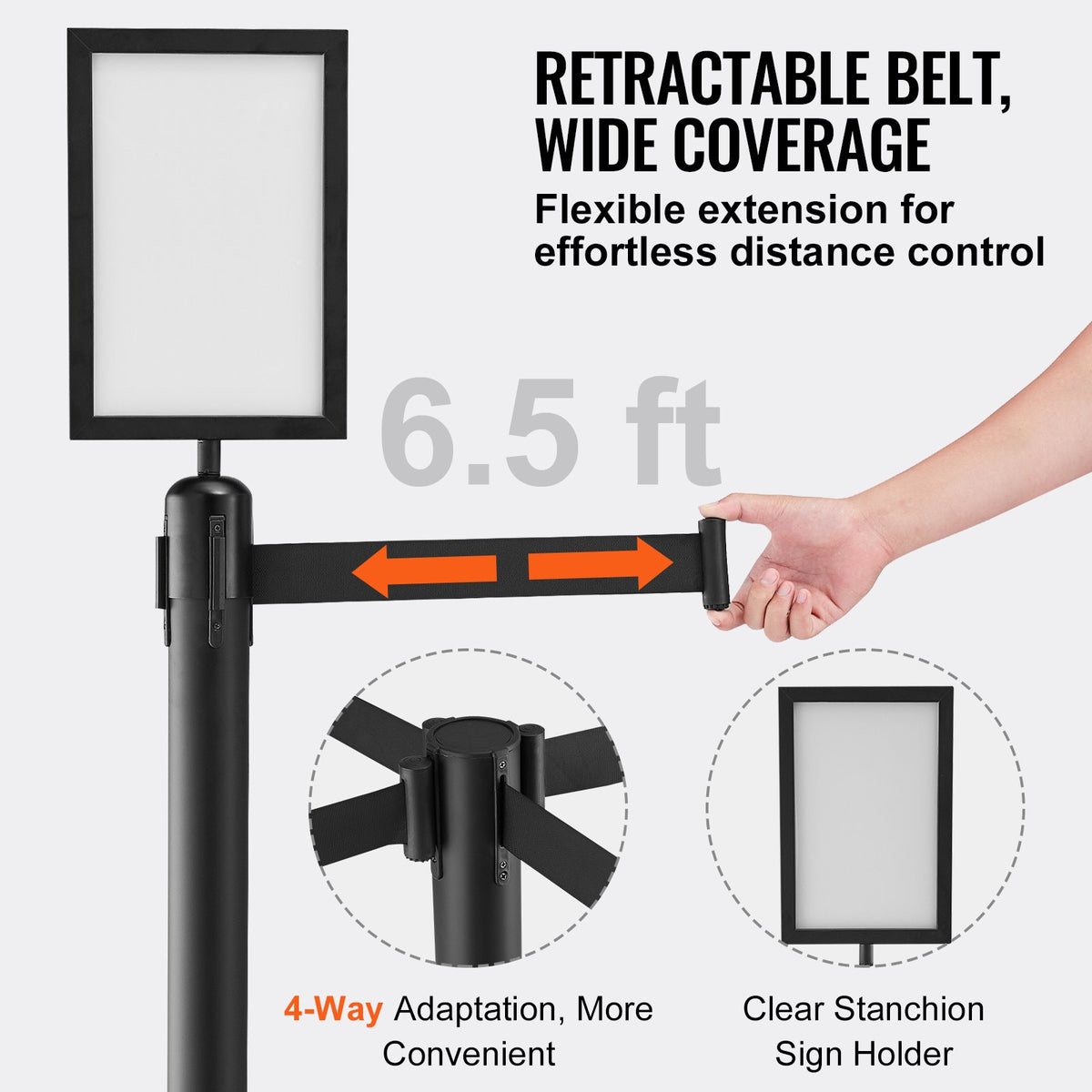 VEVOR Crowd Control Stanchions