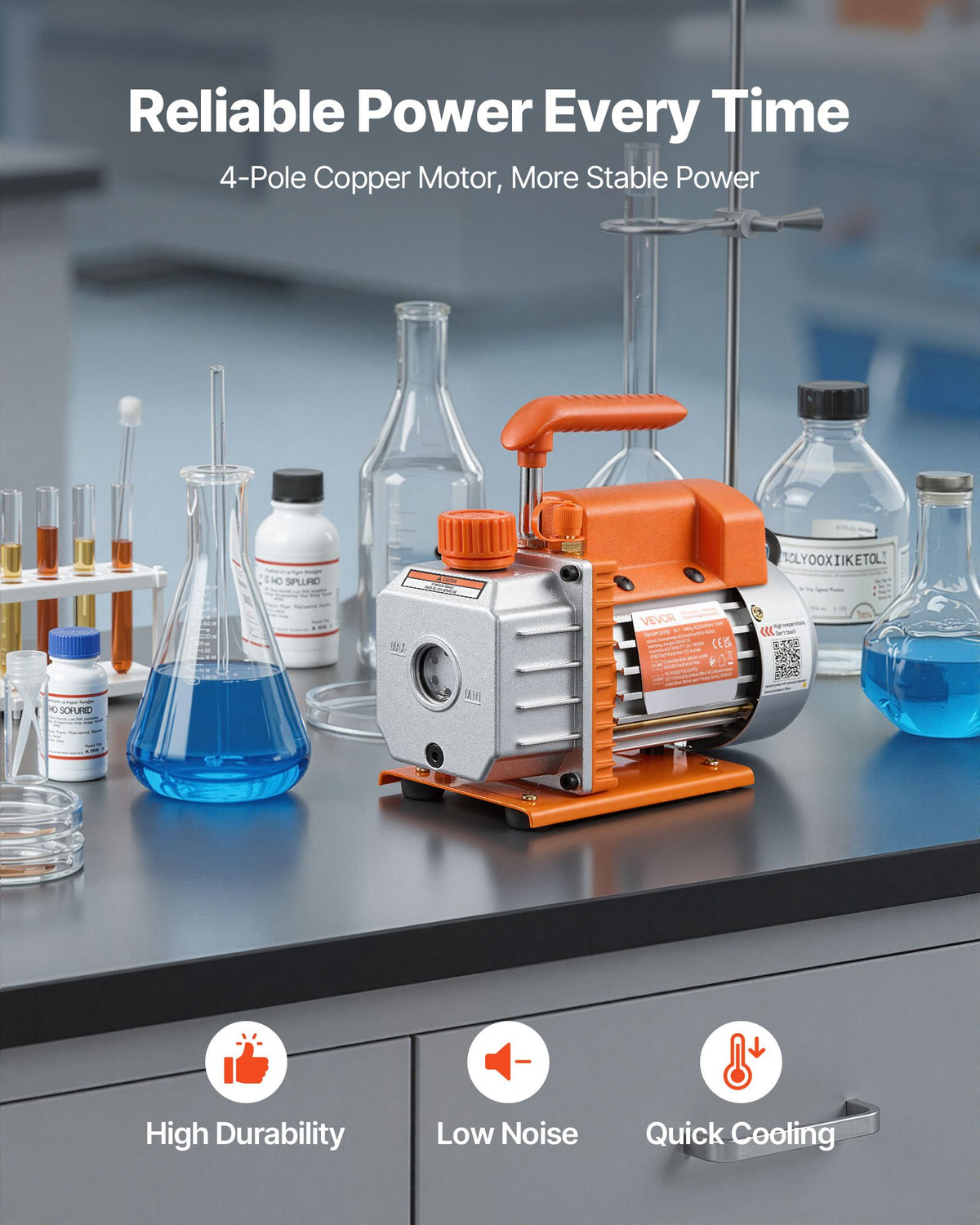 VEVOR 11.36 L Vacuum Chamber with Pump