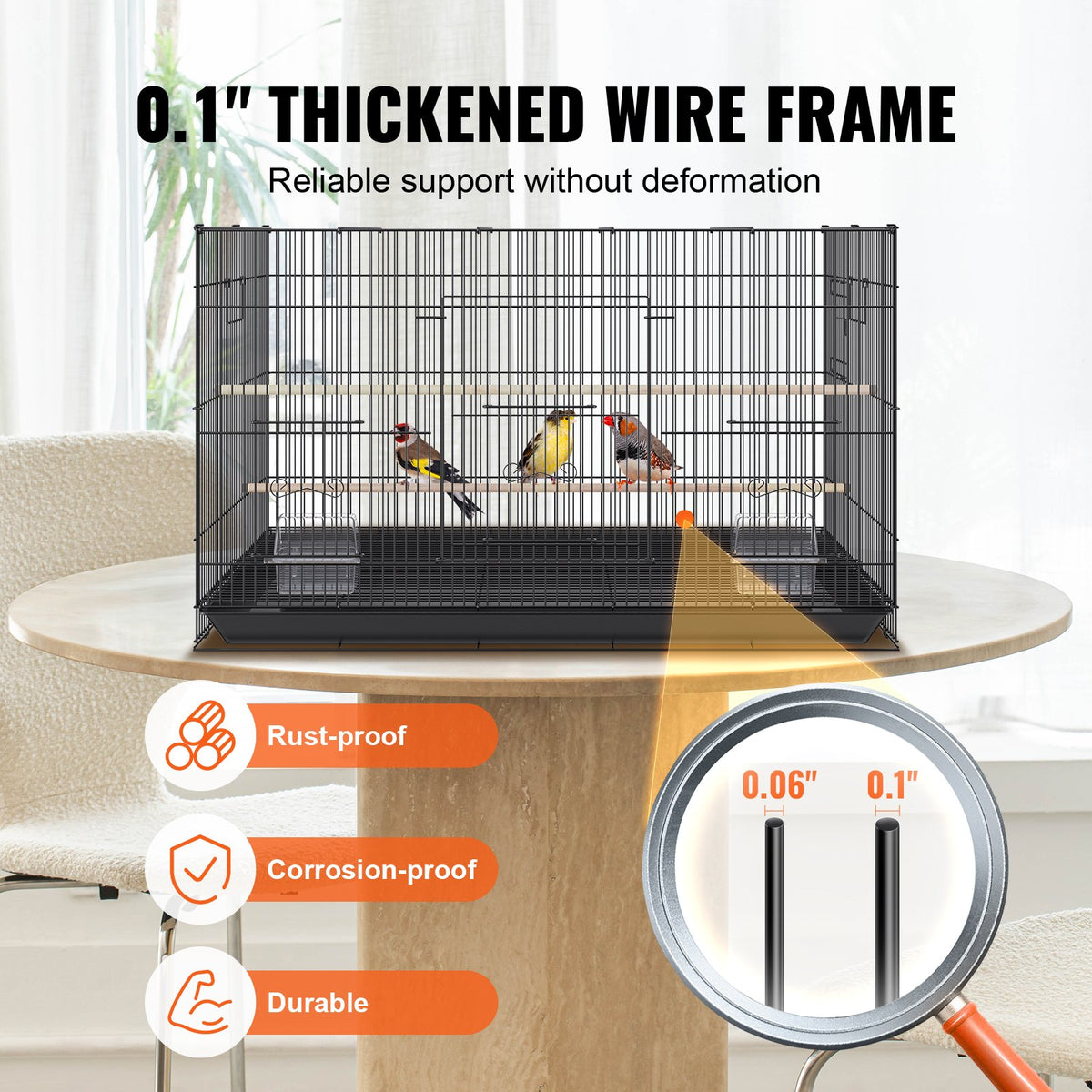 VEVOR 30 inch Bird Cage